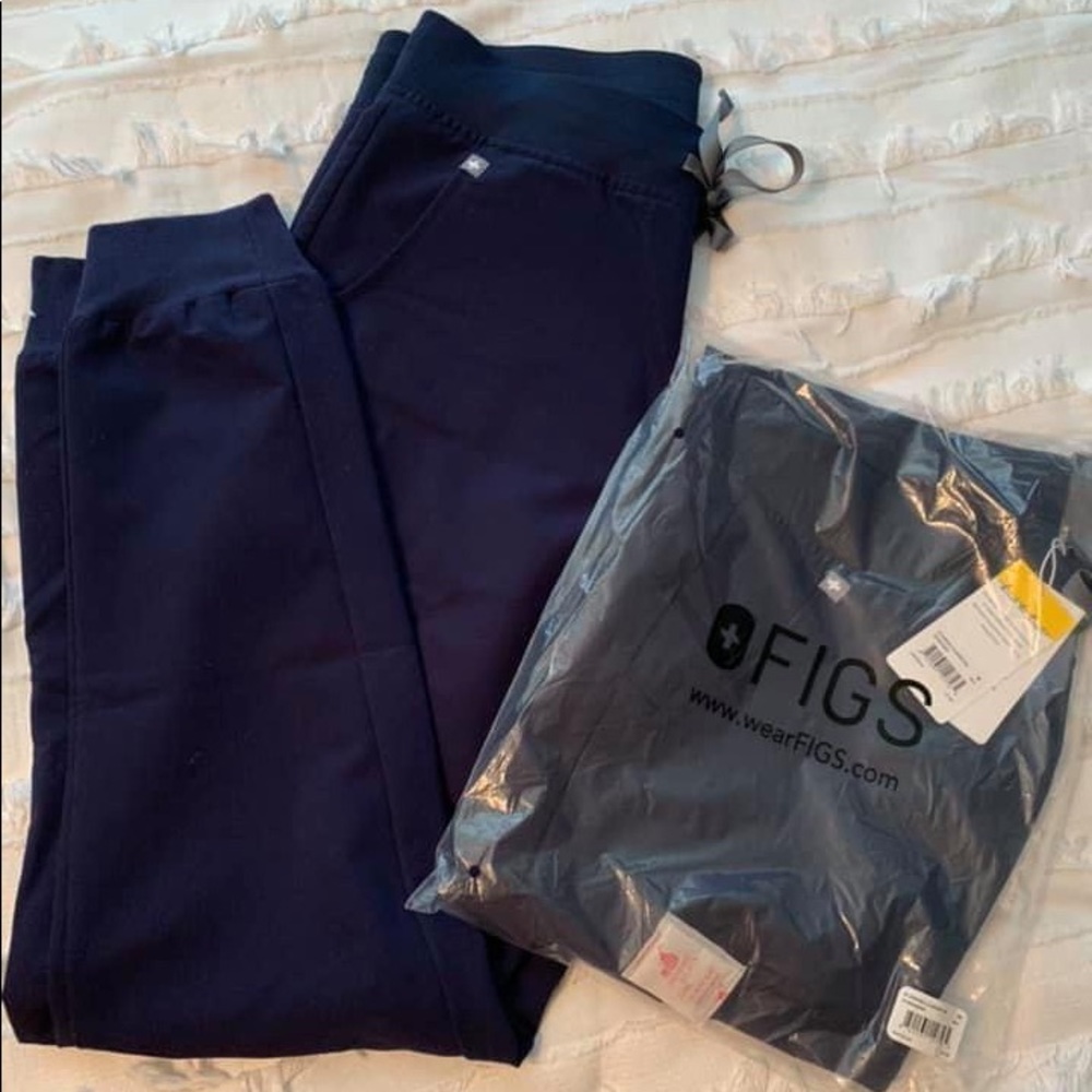 FIGS SCRUBS Navy Blue Zamora Joggers